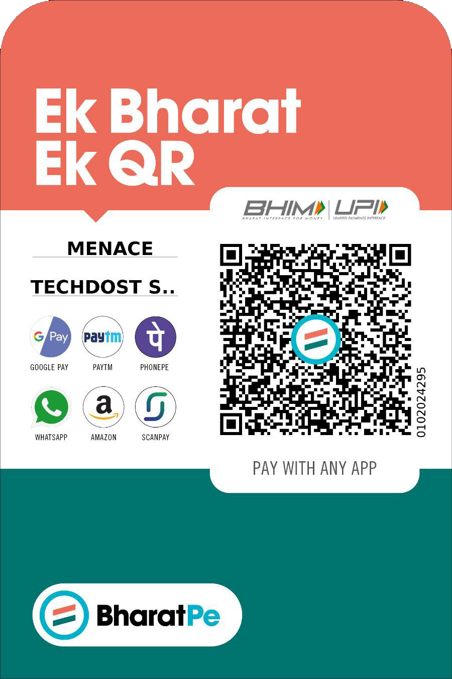 BharatPe Techdost QR code - Pay Online