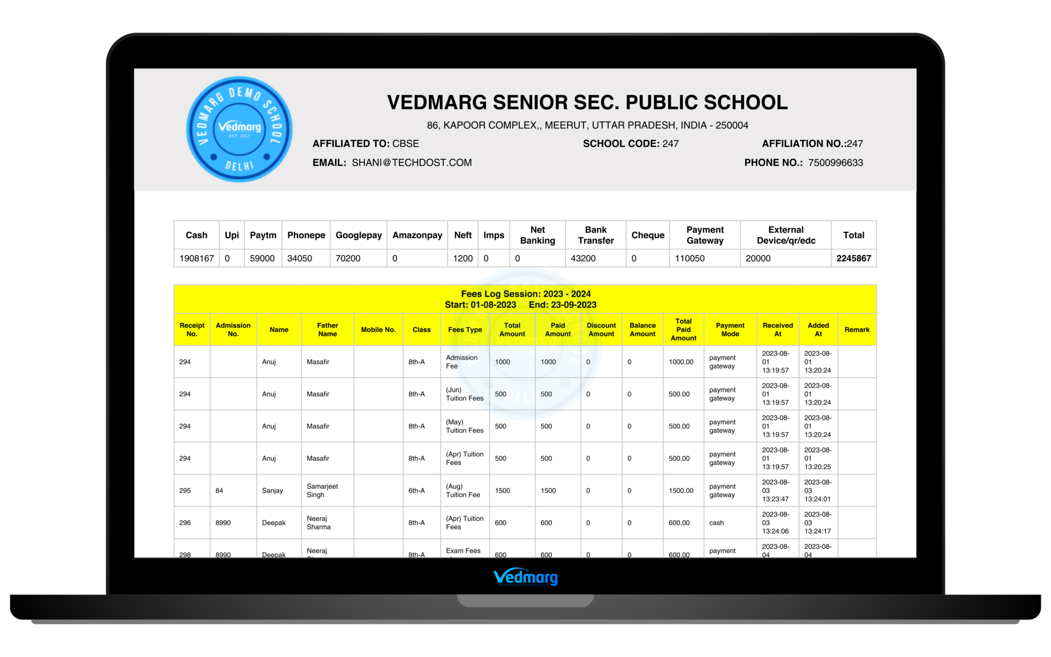 How To Setup Fee Structure in Student Fee Management System