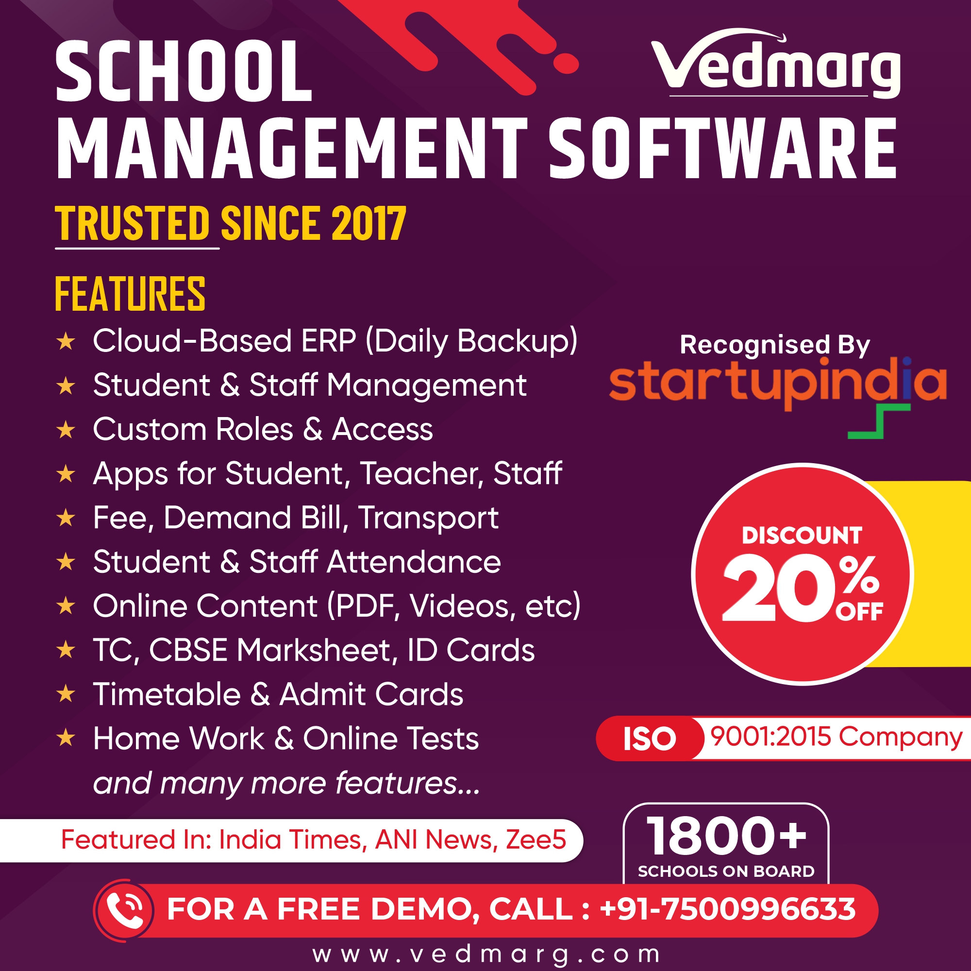 Free School Management Software With Mobile App Free School ERP