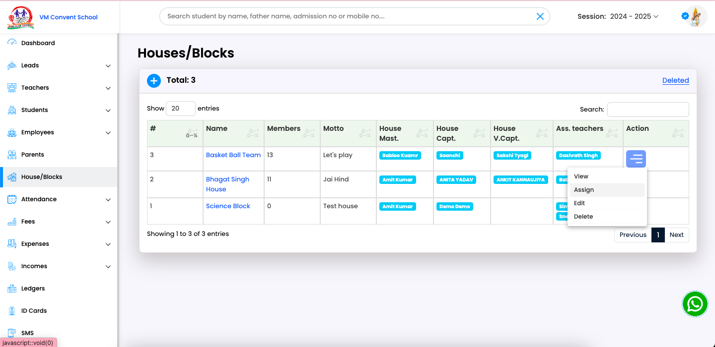How To Add Students in Blocks/Zone
