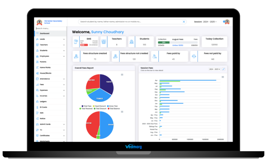 Admin Login Management - School Management System