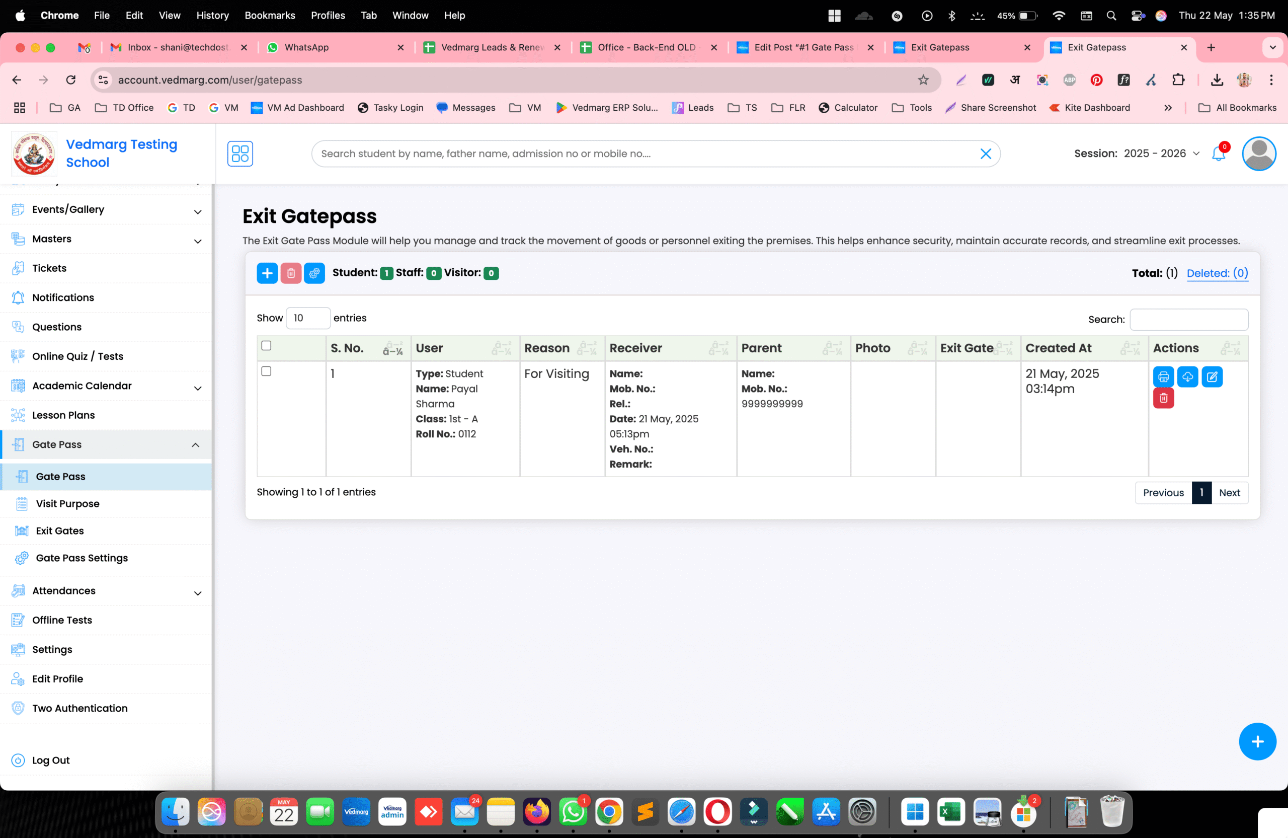 gate pass management system school college institute company scaled - #1 Gate Pass Management System for Students, Employees - How To Setup, Generate, Print
